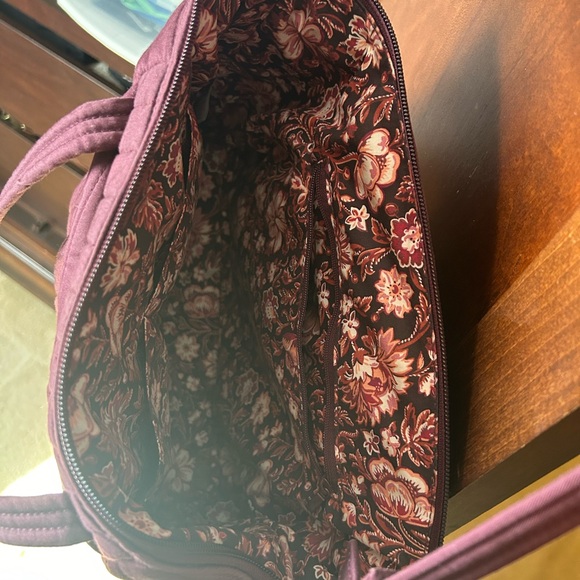 Vera Bradley quilted soft fabric should bag w/ adjustable straps. Barely used. - Picture 3 of 3